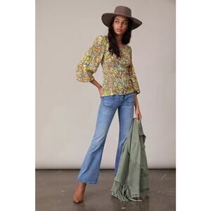 NWT Anthropologie Rayna Smocked Tunic, Size S